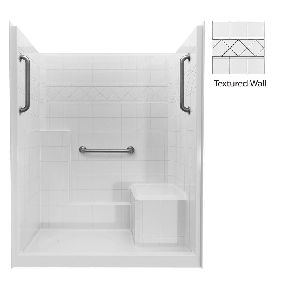 Therapy Shower ホワイト white-ella-shower-stall-kits-e
