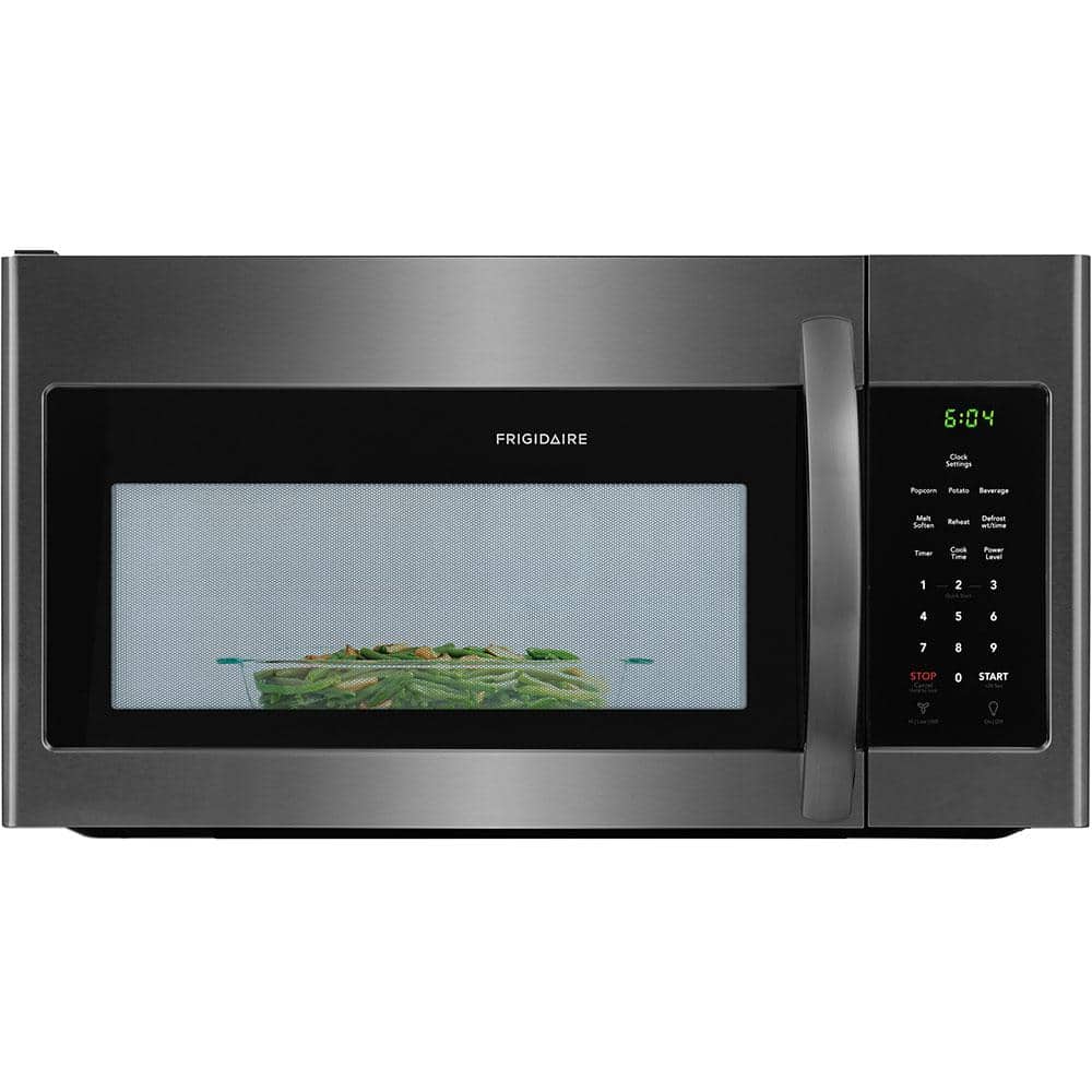 30 in. 1.8 cu. ft. Over the Range Microwave in Black Stainless Steel