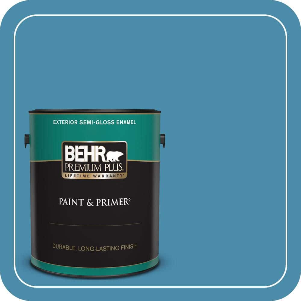 1 gal. #550D-6 Blue Chaise Semi-Gloss Enamel Exterior Paint & Primer price history on PriceWatchPro