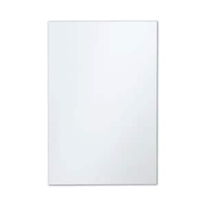 39.37 in. W x 29.53 in. H Rectangular Frameless Anti-Fog Wall Bathroom Vanity Mirror in Silver