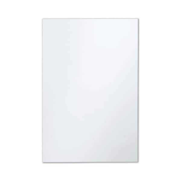 Unbranded 39.37 in. W x 29.53 in. H Rectangular Frameless Anti-Fog Wall Bathroom Vanity Mirror in Silver