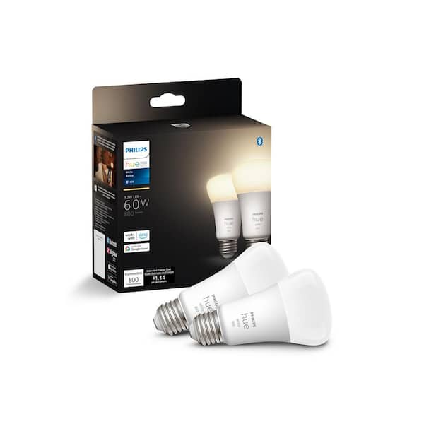 Soft White 60-Watt Equivalent A19 LED Dimmable Smart Light Bulb 2700K (8 Pack)