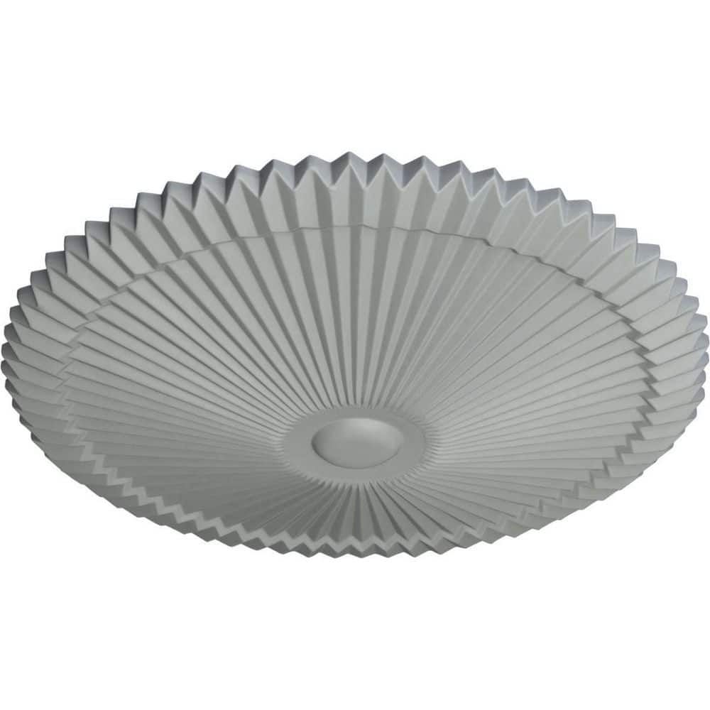 Primed White 24" Decorative Ceiling Medallion