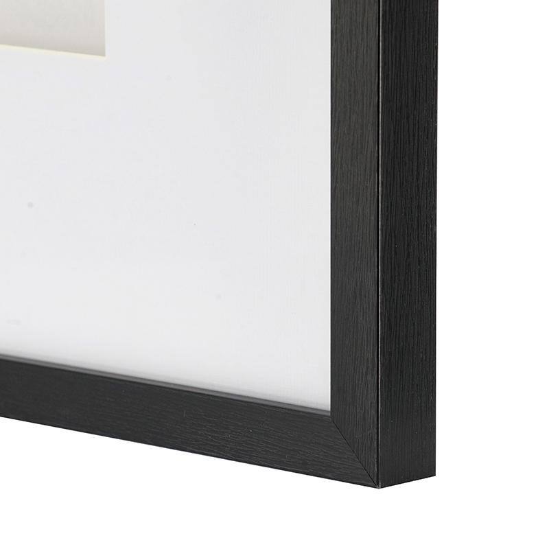 Black and White Architectural Framed Canvas Prints Set of 4