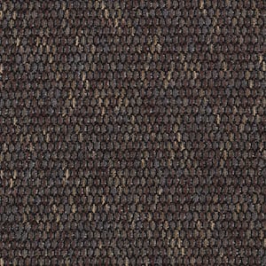 Social Network IV  - Charcoal - Gray 22 oz. Nylon Berber Installed Carpet