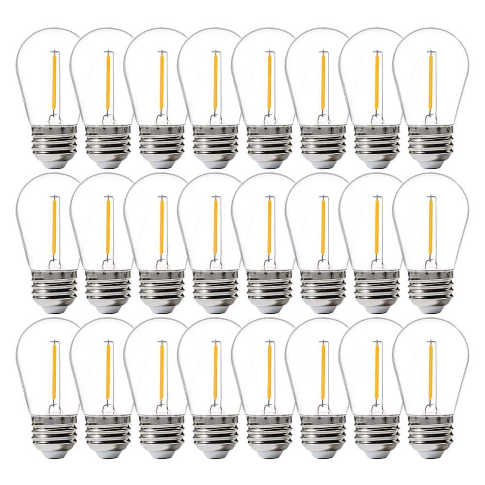 11-Watt Equivalent 2200K S14 Warm White Shatterproof Plastic E26 Outdoor Waterproof LED Light Bulb, 24-Pack price history on PriceWatchPro