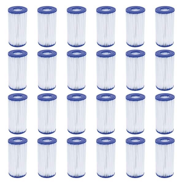 Bestway 4.2 in. Dia TypeIII/A Pool Replacement Filter Cartridge (24