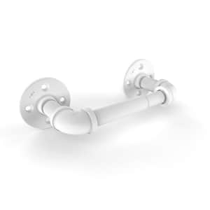 Pipeline 2-Post Wall Mounted Toilet Paper Holder in Matte White
