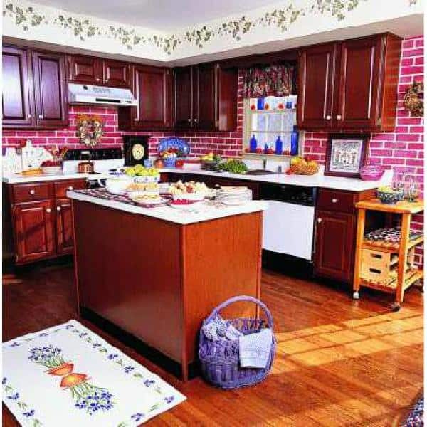 Faux Brick Stencil Set - Includes 2 Identical Brick Wall Stencils for  Painting Large Pattern Designs on Walls, Floors & More - A Great Wall  Stencil
