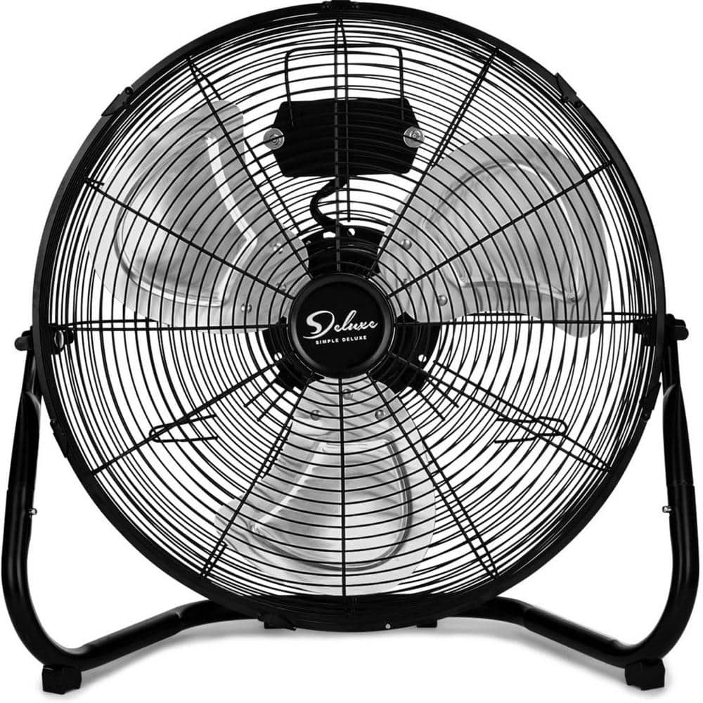 High Velocity Heavy Duty Metal Industrial Floor Fans Quiet for Home 20 in. 