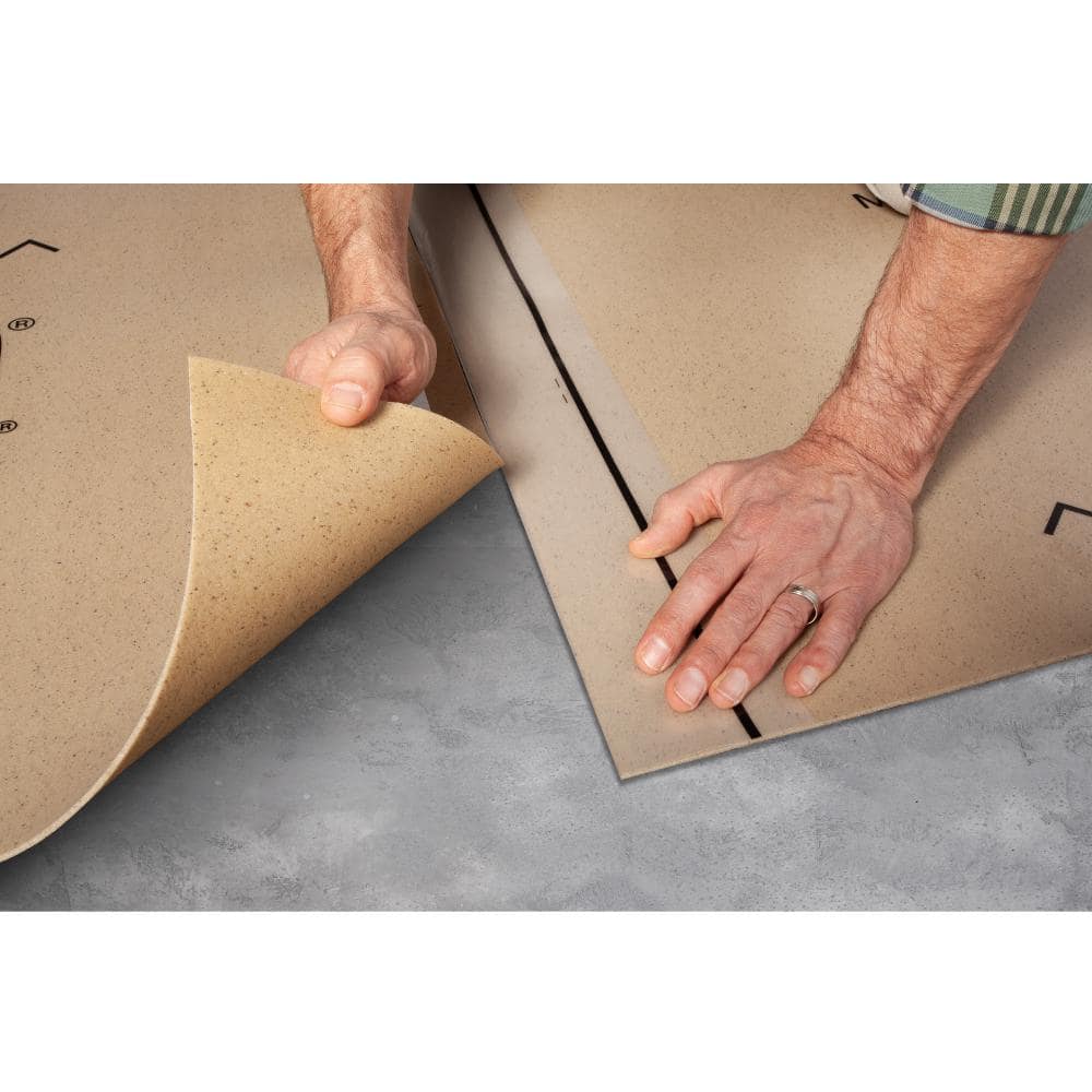 Eco-Friendly Cork and Polyethylene Underlayment Roll with Vapor Barrier