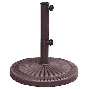 66 lb. Weather-Resistant Patio Umbrella Base in Bronze Resin