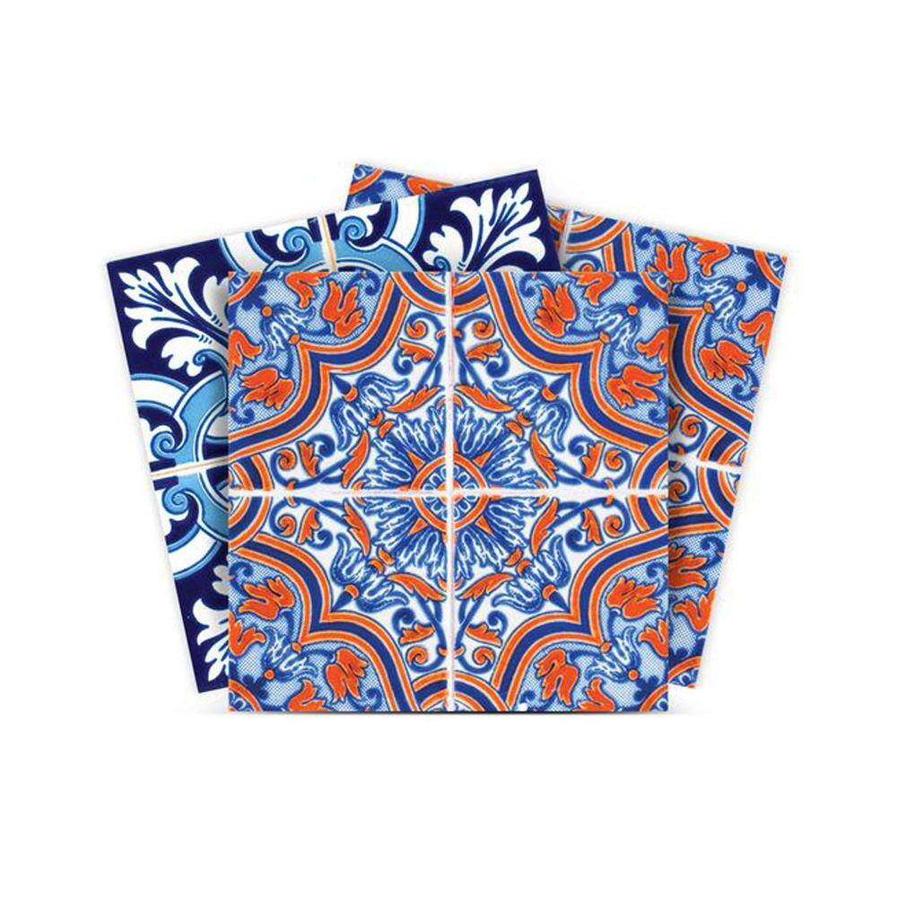 Blue and Orange H218 12 in. x 12 in. Vinyl Peel and Stick Tile (24-Tiles, 24 sq. ft. / Pack) price history on PriceWatchPro