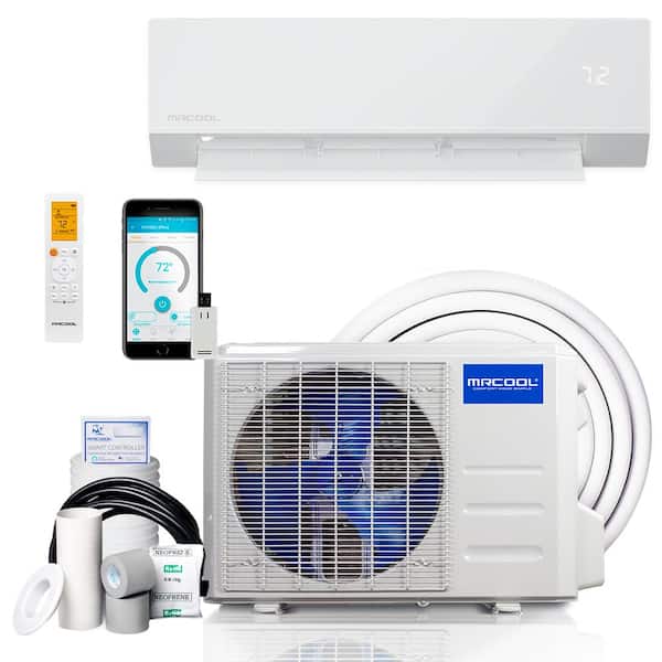 MRCOOL Olympus Hyper Heat 12,000 BTU 1-Ton 1-Zone 25.5 SEER Ductless Mini-Split AC and Heat Pump with 12K & 25ft Line -230V