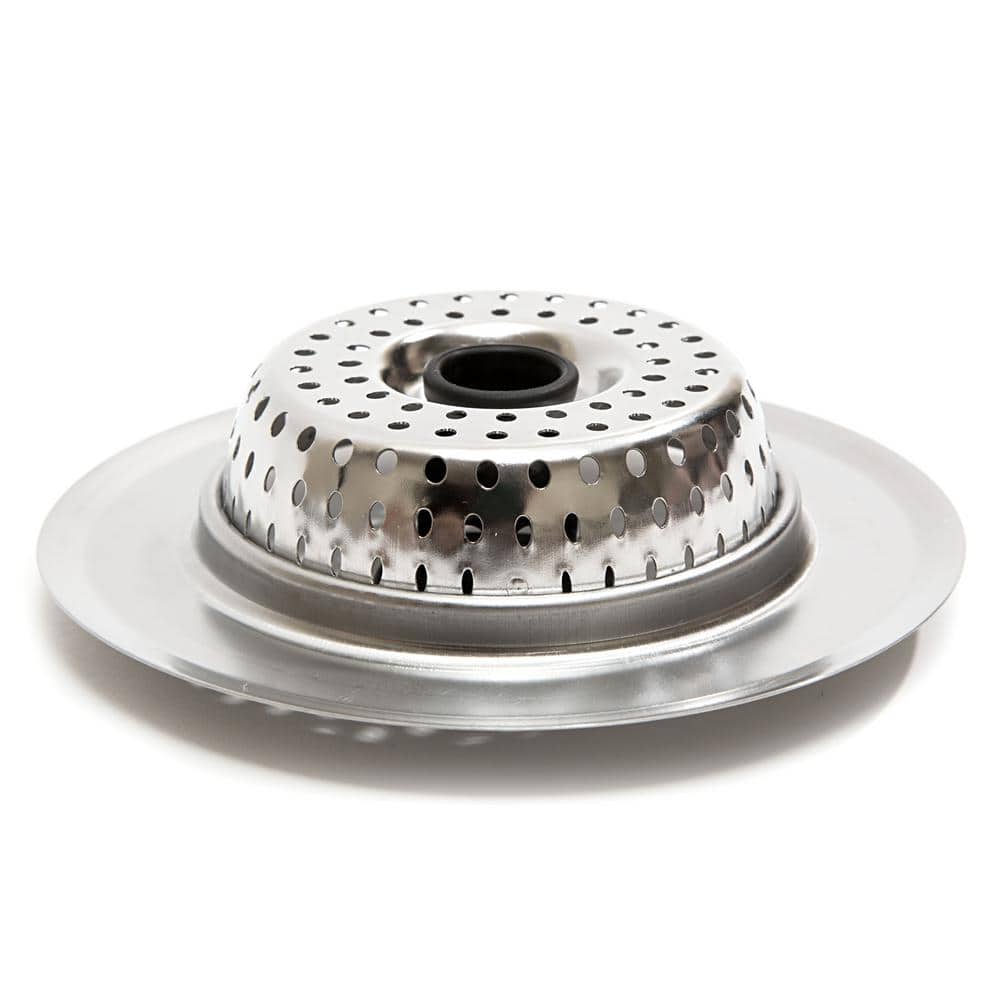 Black Stainless Steel Ergonomic Kitchen Sink Strainer