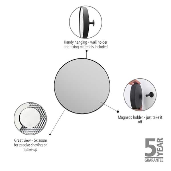 Brabantia Mindset Bathroom (8.0 in. W x 8.0 in. H) Round Frame