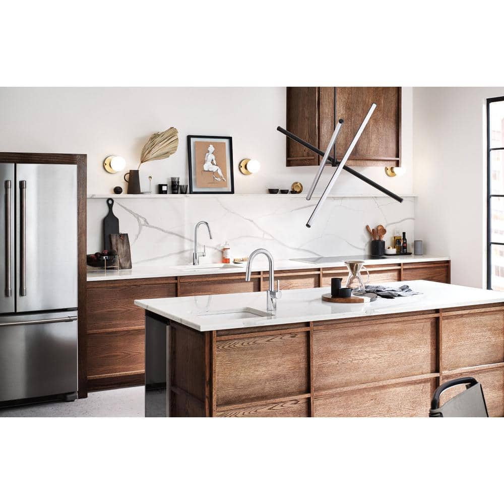 Chrome Touchless Pull-Down Kitchen Faucet with Smart Control