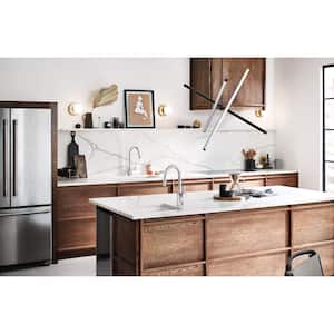 Align Single-Handle Smart Touchless Pull Down Sprayer Kitchen Faucet with Voice Control and Power Clean in Chrome