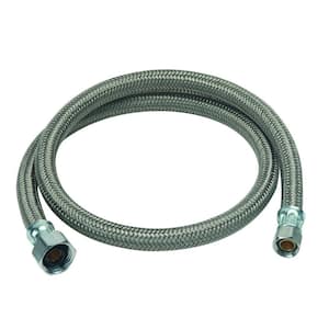 3/8 in. Compression x 1/2 in. FIP x 36 in. Braided Polymer Faucet Supply Line