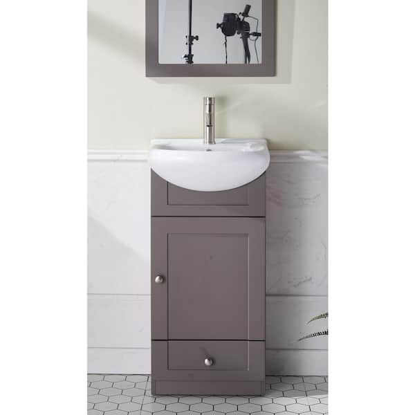 VAPSINT 18 in. W x15 in. D x 34 in. H Morden Single Bathroom