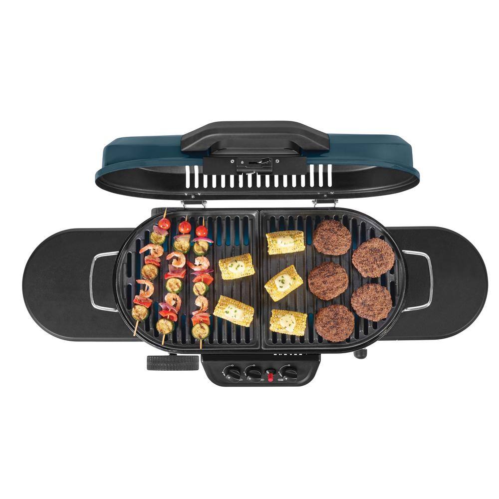 Coleman Blue Portable Propane Gas Grill with Stand
