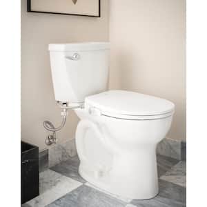 2-Series Non-Electric Bidet Seat for Round Toilets in White