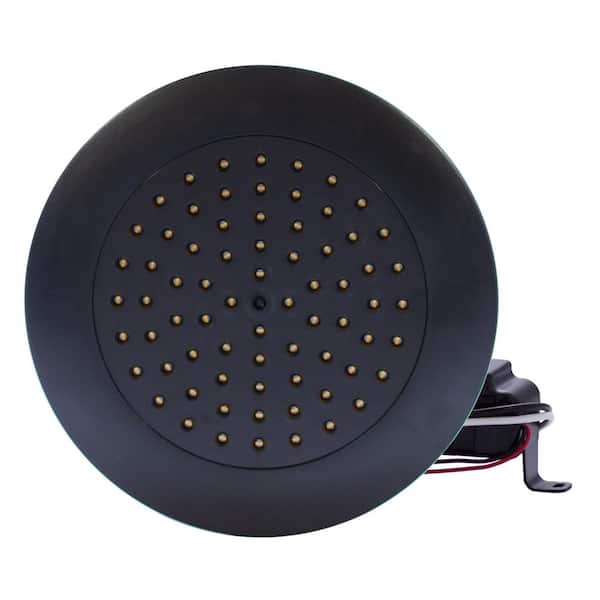 Unbranded CSE Inc. 6 in. 9-Watt LED Dimmable Downlight Flush Mount 3500K Black Lens and Trim Color (1-Pack)