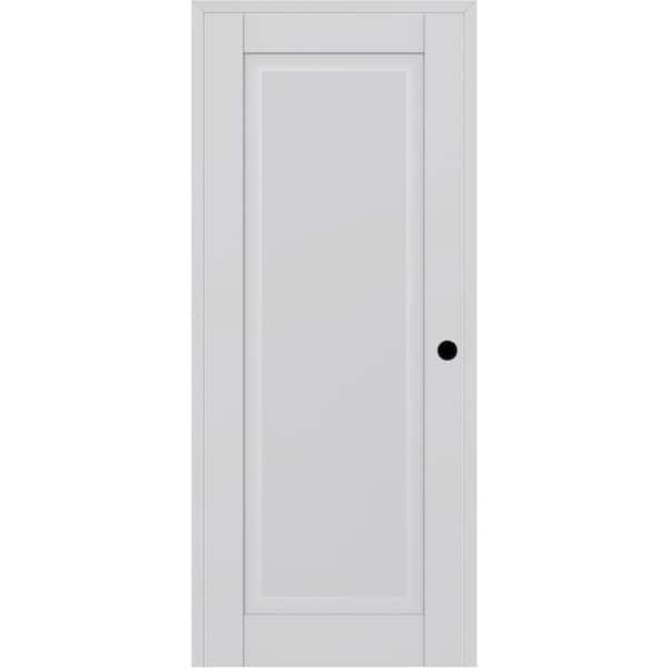 CA 1 DIY-Friendly 28 in. x 80 in. Left Hand Primed Solid Composite Core Wood Single Prehung Interior Door