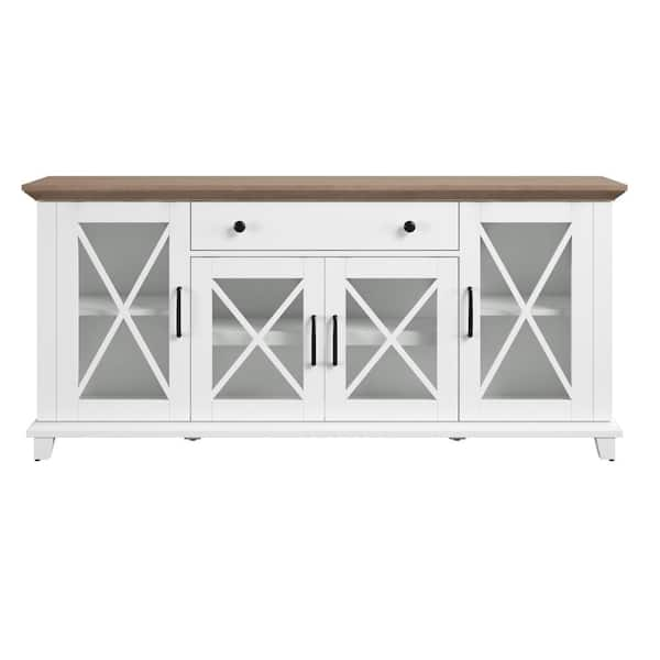 Beautiful! Stanly SideBoard In Heritage White 54”W x 17 1/2”D X 32”H for  Sale in West Babylon, NY - OfferUp