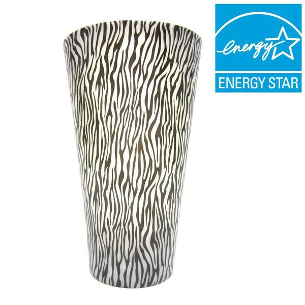 It's Exciting Lighting Vivid Series Zebra Style Indoor/Outdoor Battery Operated 5-LED Sconce