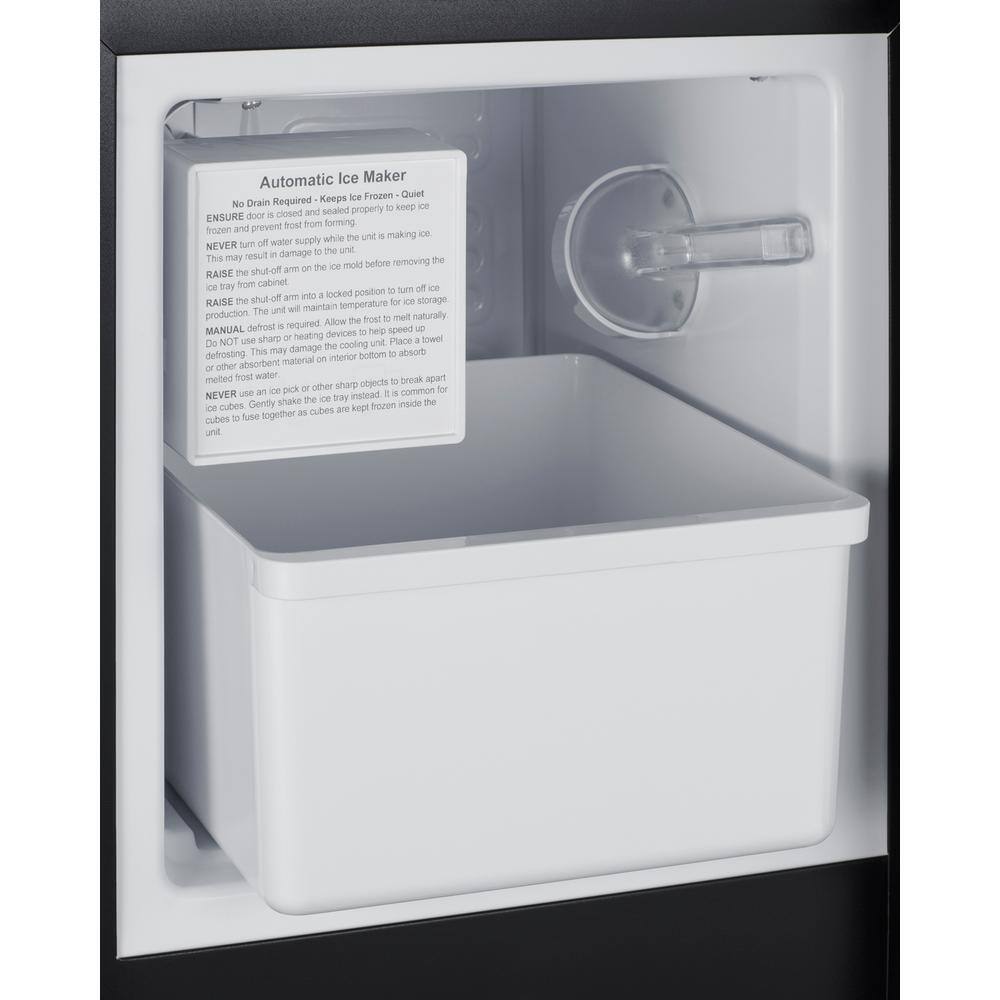 Summit 15" Stainless Steel Undercounter Crescent Ice Maker