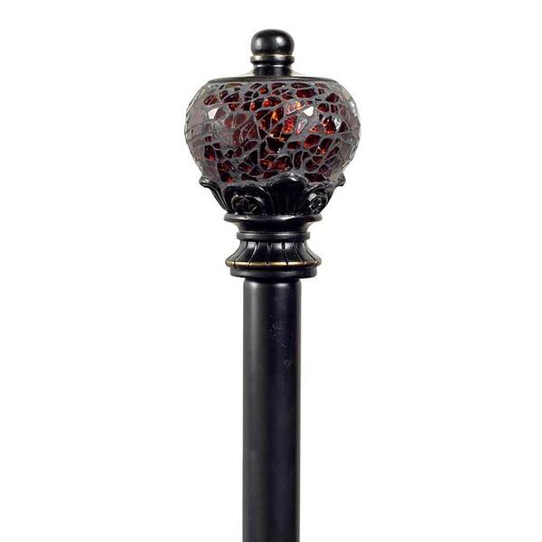 Home Details Sardinia 86 in. to 120 in. Adjustable Single Curtain Rod