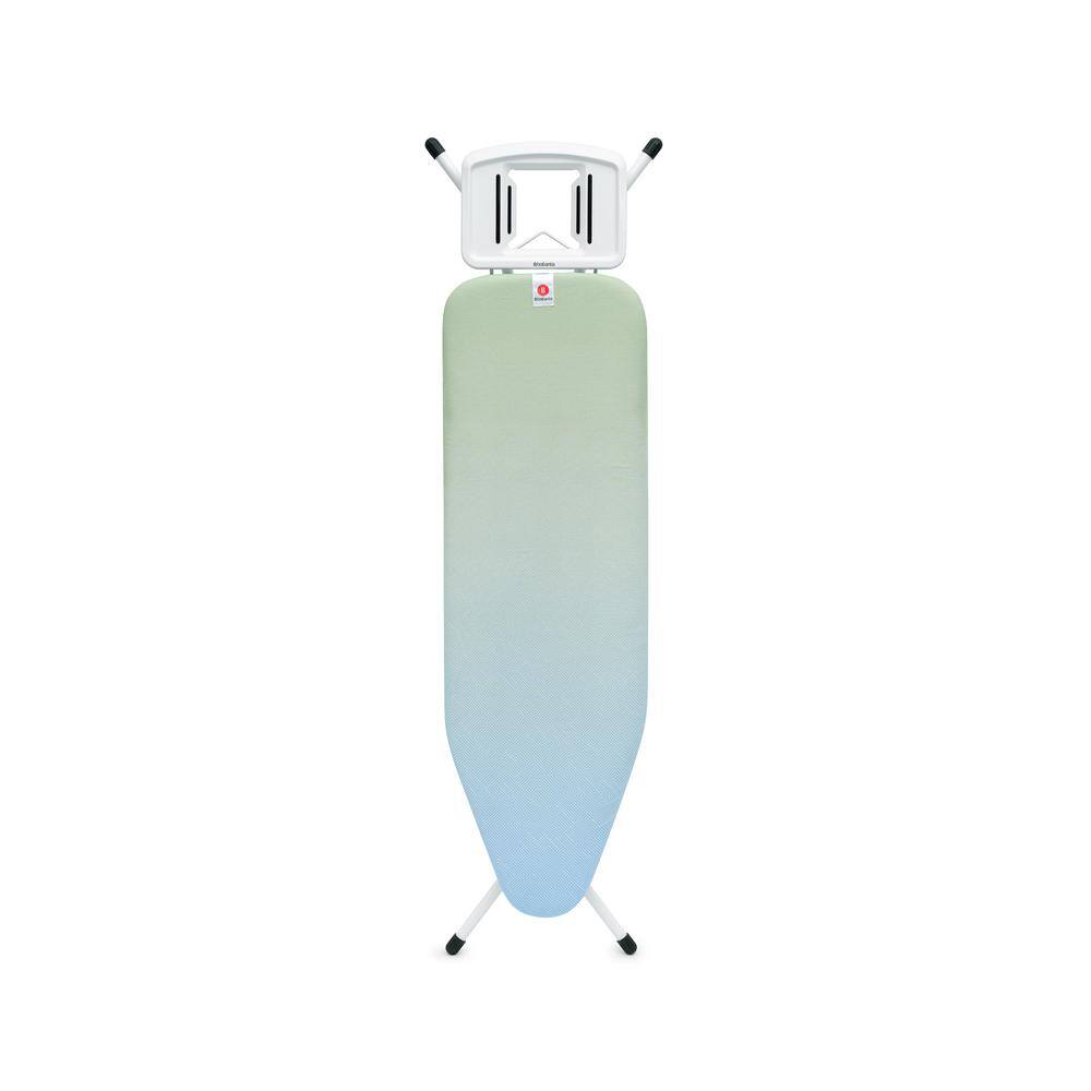 Soothing Sea Blue with White Frame (Non-Electric) Metal Fold Out (No Swivel) Ironing Board Size B (49 in. x 15 in.) price history on PriceWatchPro
