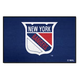 NHL Retro New York Rangers Blue 2 ft. x 3 ft. Starter Mat Area Rug