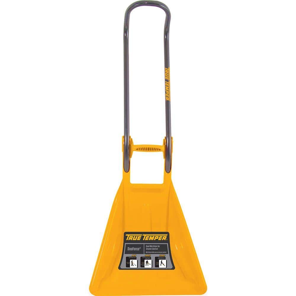 True Temper 39.47 in. Aluminum Handle Plastic Snow Shovel