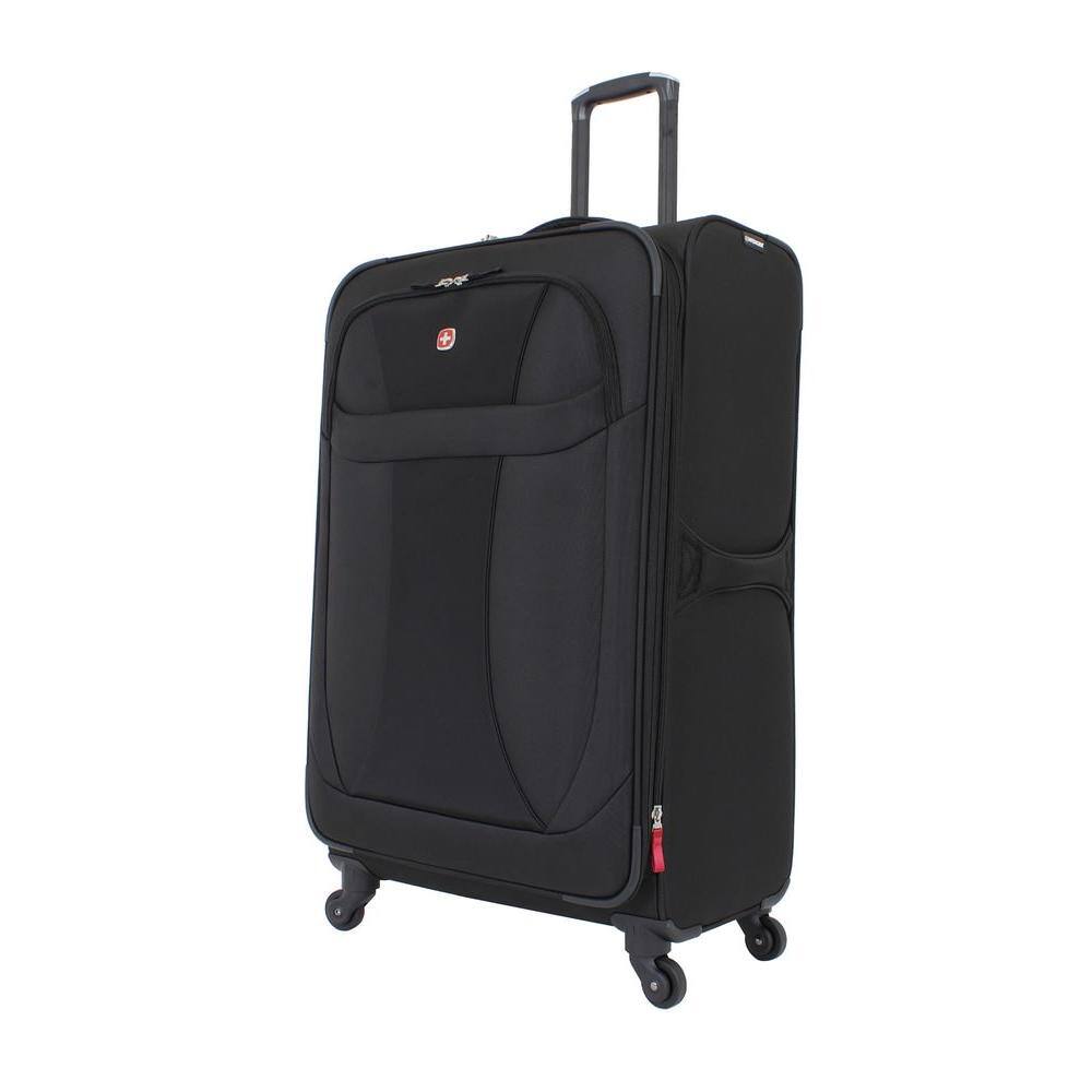 Lightweight Spinner Suitcase in Black 