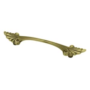 3 in. (76 mm) Center-to-Center Antique Brass Traditional Bow Drawer Pull