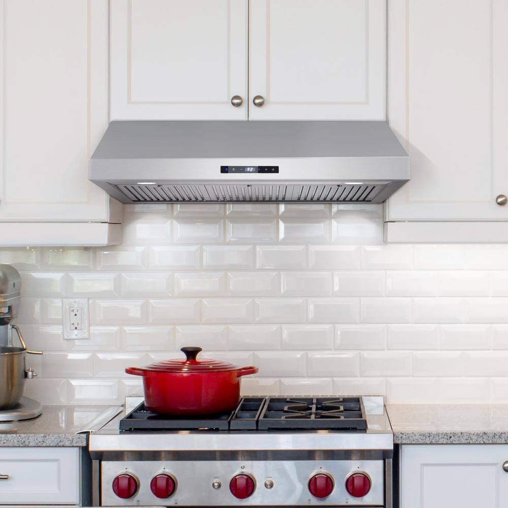 Cosmo 36" Stainless Steel Under Cabinet Range Hood with Touch Controls