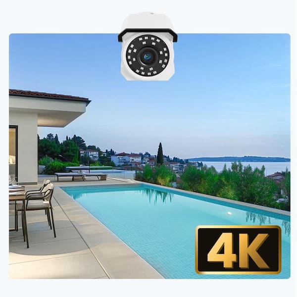 ZOSI 4K 8MP 16-Channel 4TB POE NVR Security Camera System with 12