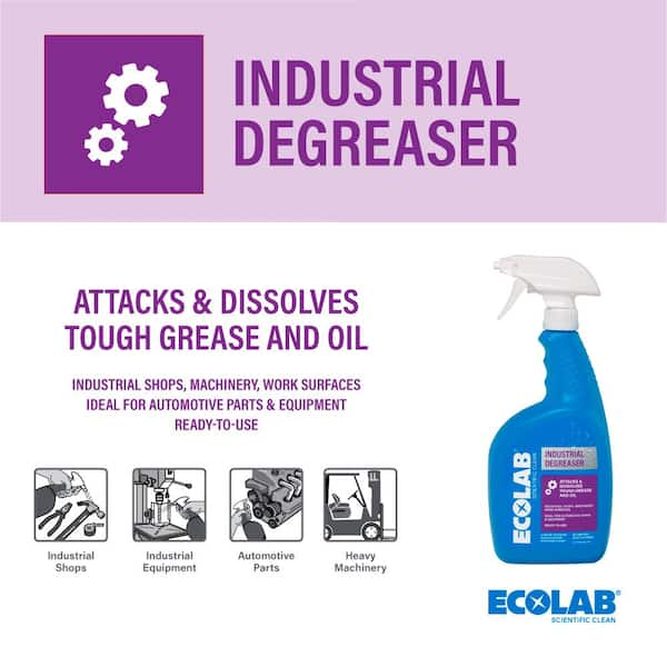 ECOLAB 1 Gal. Heavy-Duty Citrus Degreaser and Cleaner Concentrate 7700410 -  The Home Depot