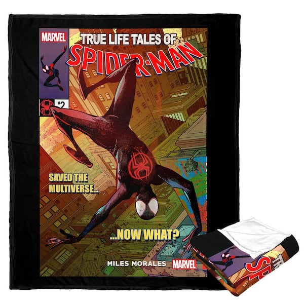 THE NORTHWEST GROUP Marvel Spiderman Across The Spiderverse Now What Silk Touch Throw