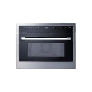 24 in. 1.55 cu. ft. Built-in Microwave with Speed Cook and Convection in Stainless Steel