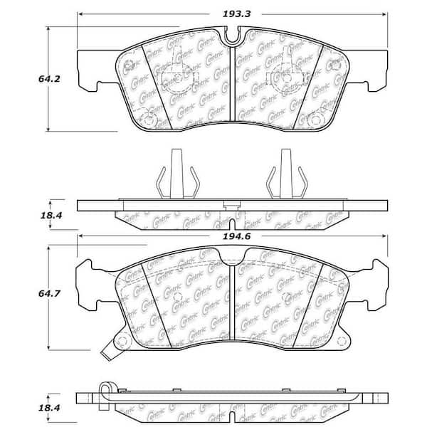 Centric Parts Disc Brake Pad Set