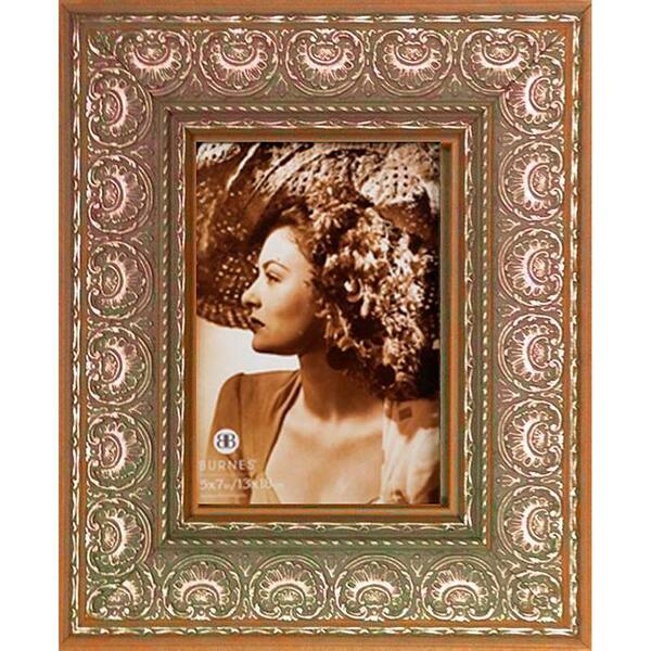 Unbranded Avila 1-Opening 5 in. x 7 in. Silver Picture Frame