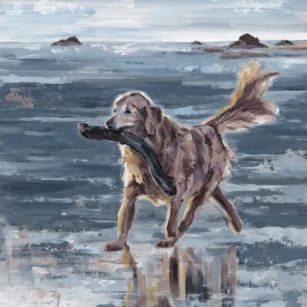 Unbranded "Obedient Rosie" by Unframed Canvas Animal Art Print 40 in. x 40 in.