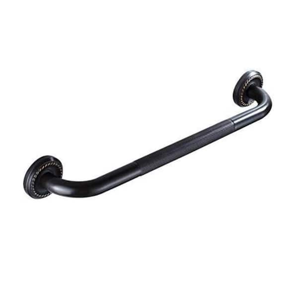 24 in. Anti-Slip Handrail Safety Grab Bar Oil Rubbed Bronze Bathroom Bathtub Shower Rail