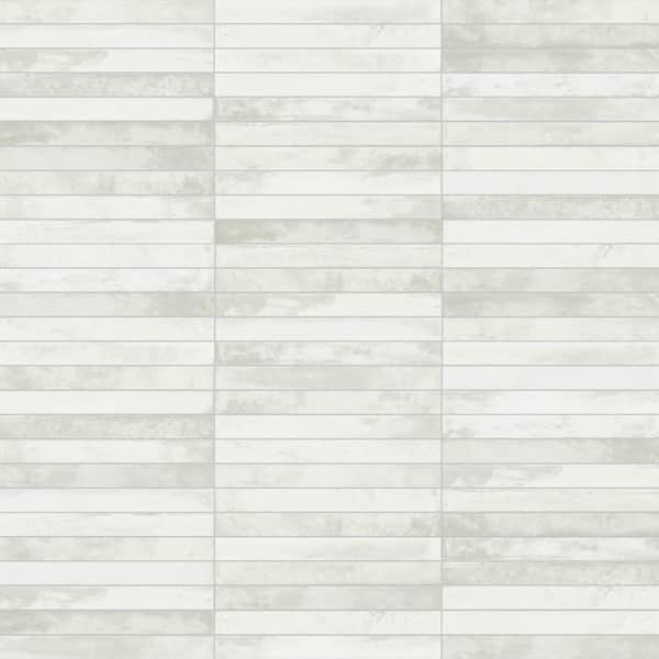 Merola Tile Sedona Pearl 1-7/8 in. x 17-3/4 in. Porcelain Floor and Wall Tile (8.288 sq. ft./Case)