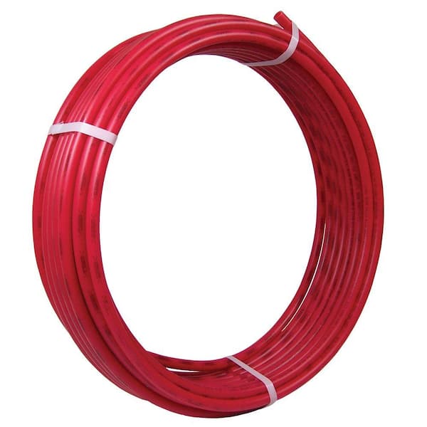 Photo 1 of 1/2 in. x 100 ft. Coil Red PEX-B Pipe