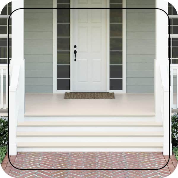 1 gal. #W-F-210 Nude Textured Low-Lustre Enamel Interior/Exterior Porch and Patio Anti-Slip Floor Paint
