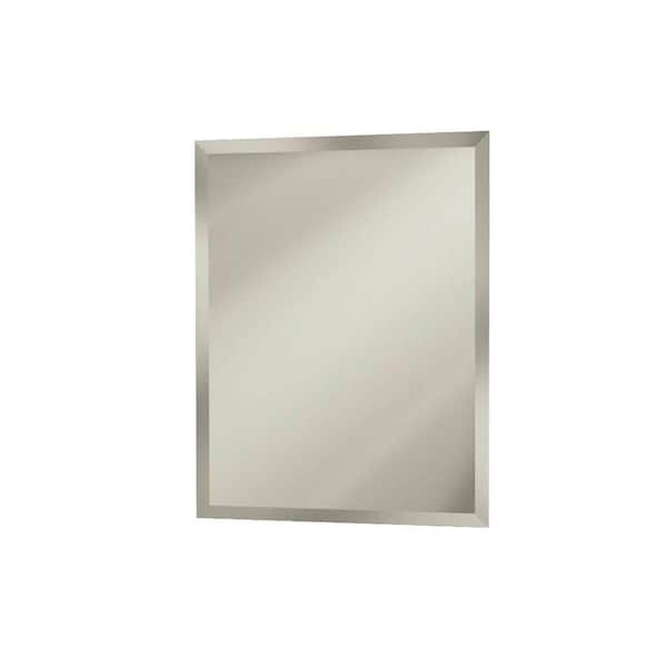 JENSEN Gallery Oversized 24 in. W x 30 in. H x 5 in. D Frameless Recessed or Surface-Mount Bathroom Medicine Cabinet